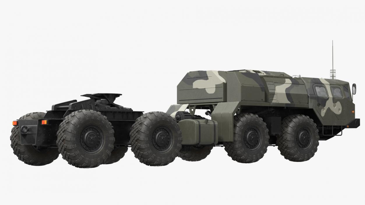 MAZ 7910 8x8 Truck Camouflage 3D model