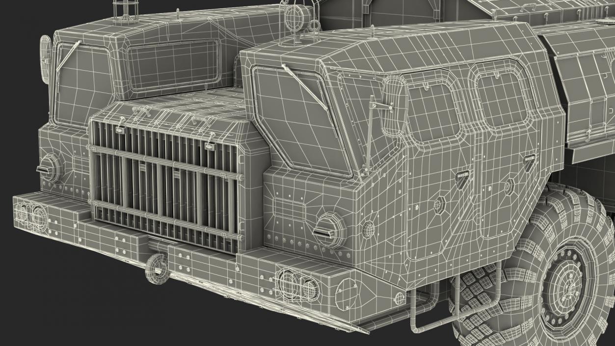 MAZ 7910 8x8 Truck Camouflage 3D model