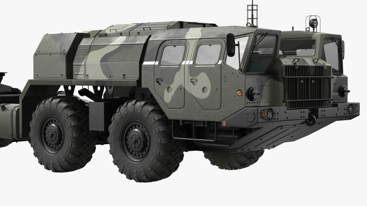 MAZ 7910 8x8 Truck Camouflage 3D model