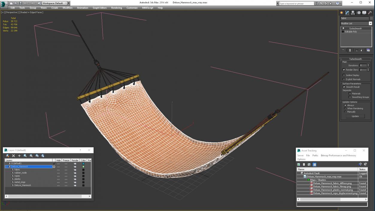 Deluxe Hammock 3D model