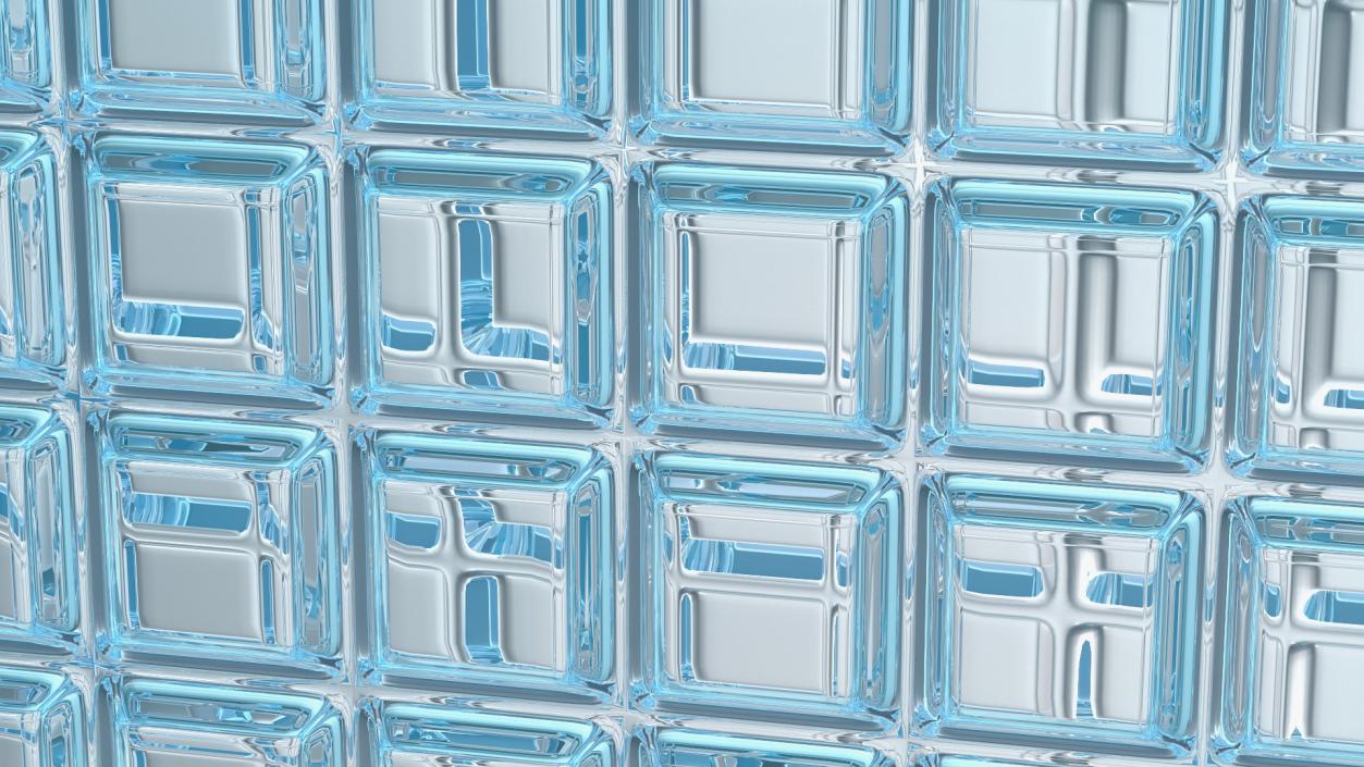 3D model Glass Blocks Collection 2