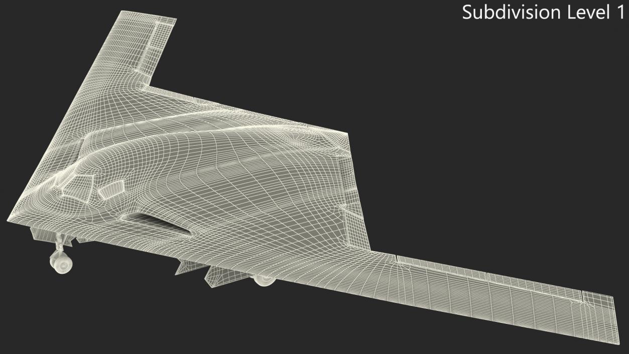 3D Long-Range Aircraft B-21 Raider