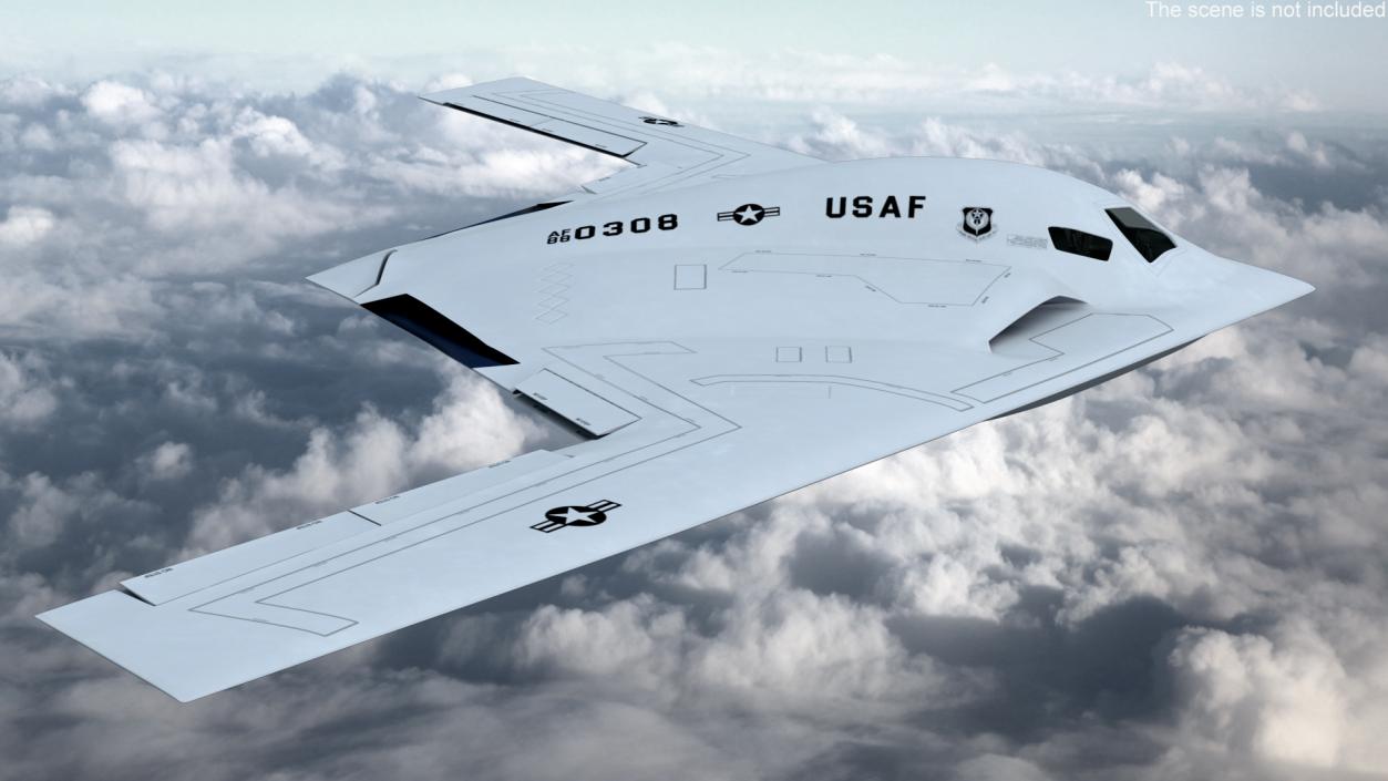 3D Long-Range Aircraft B-21 Raider