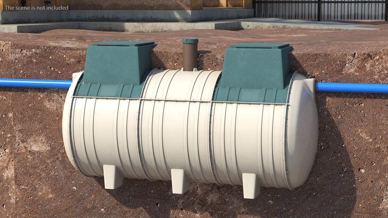 Sewage Treatment Plant 3D