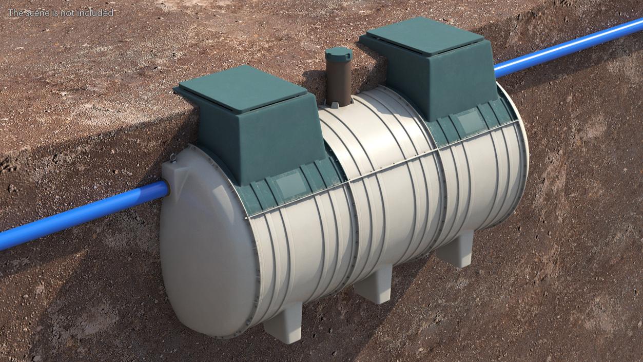 Sewage Treatment Plant 3D