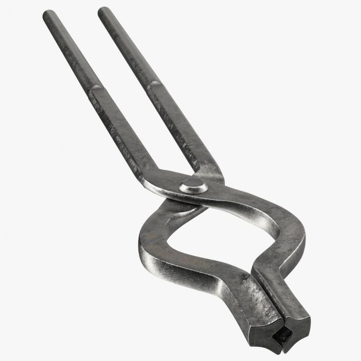 3D Blacksmith Bolt Tongs