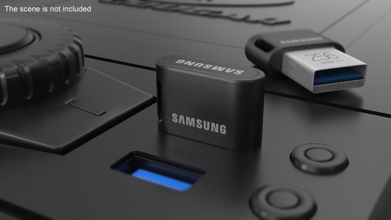 3D model Flash Drive Samsung 256Gb