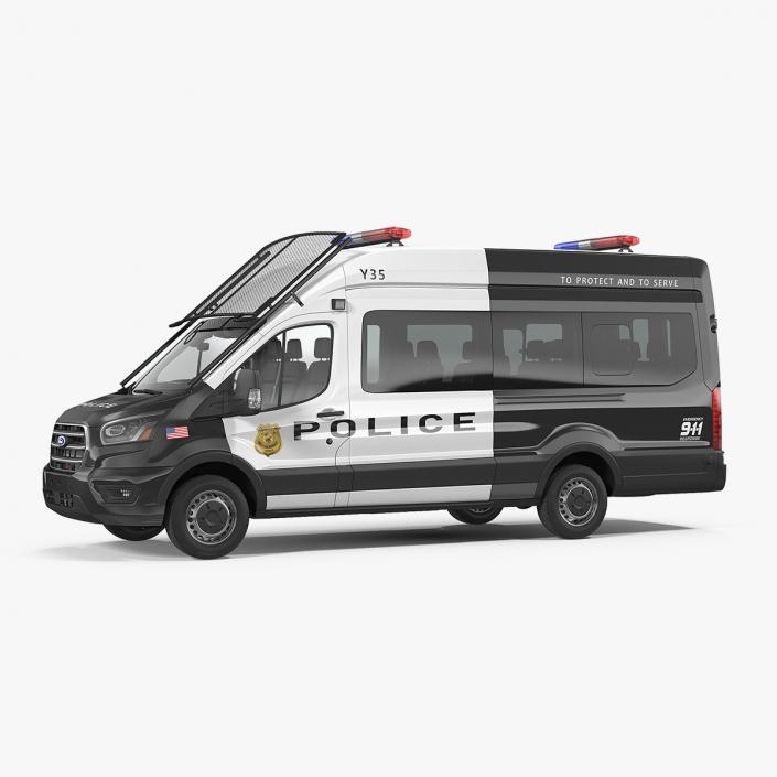 Police Ford Transit 2020 3D model