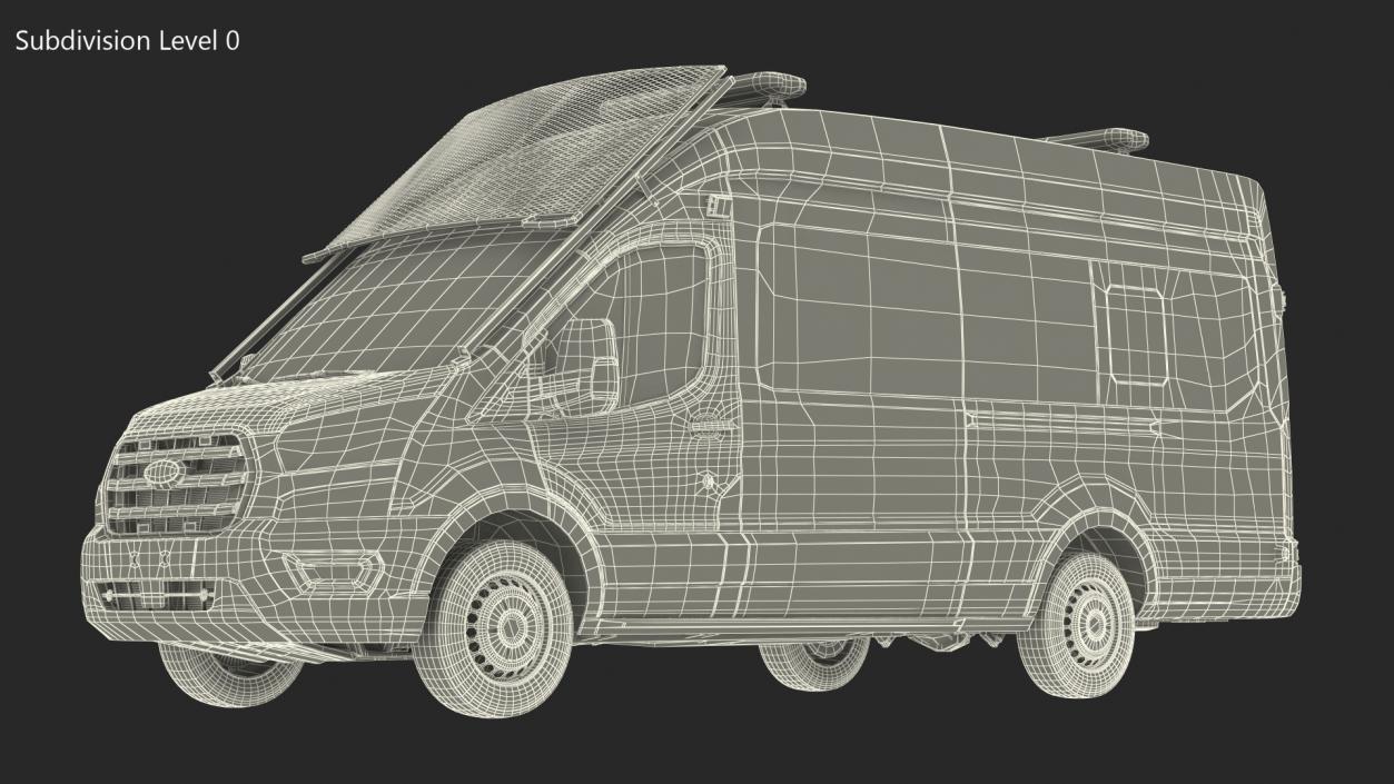 Police Ford Transit 2020 3D model