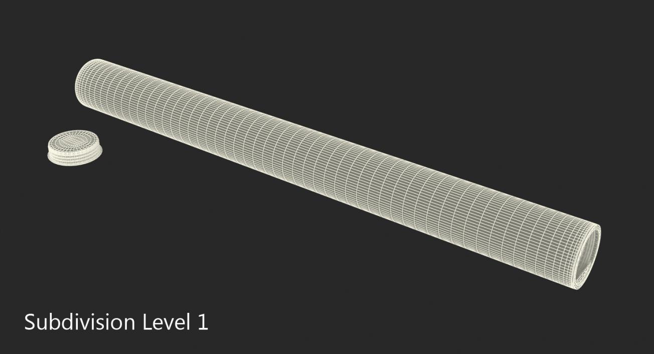 Cardboard Tube 3D model