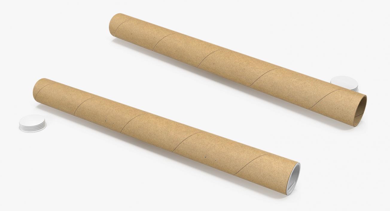 Cardboard Tube 3D model