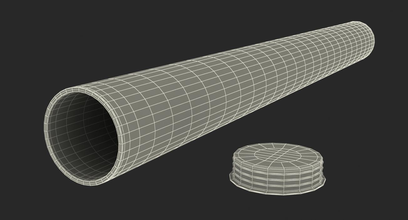 Cardboard Tube 3D model