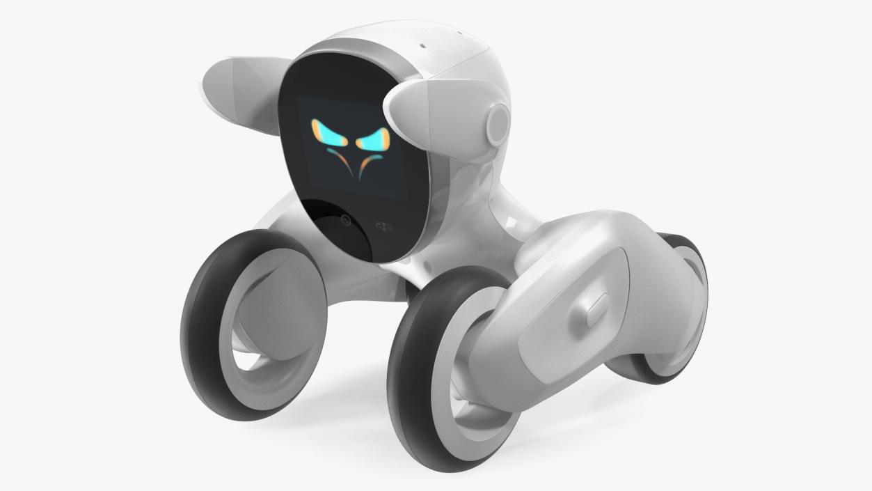 3D model Loona Smart Petbot Robot Toy Rigged