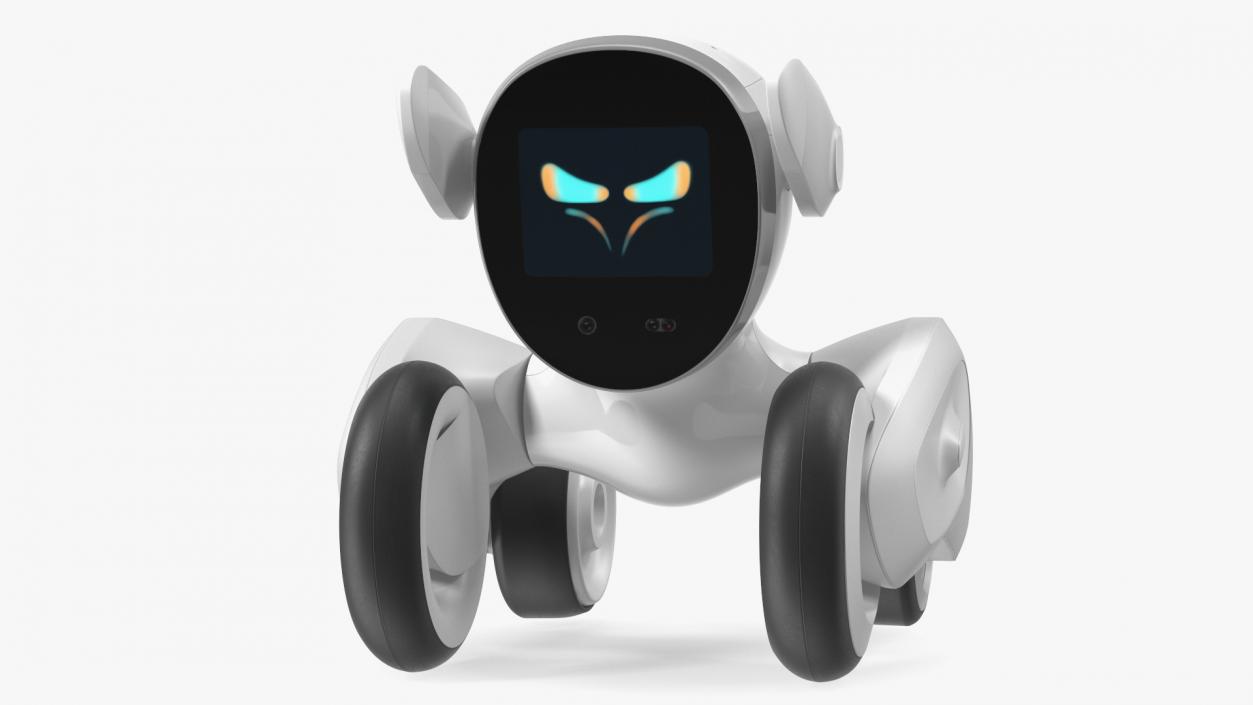 3D model Loona Smart Petbot Robot Toy Rigged