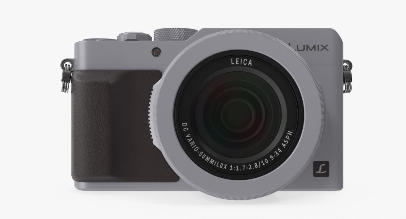 Panasonic Lumix DMC LX100 Digital Camera Silver 3D