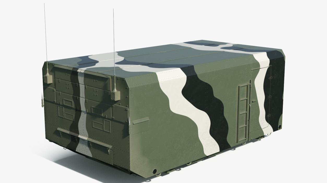 Camouflage Radar Cabin 3D