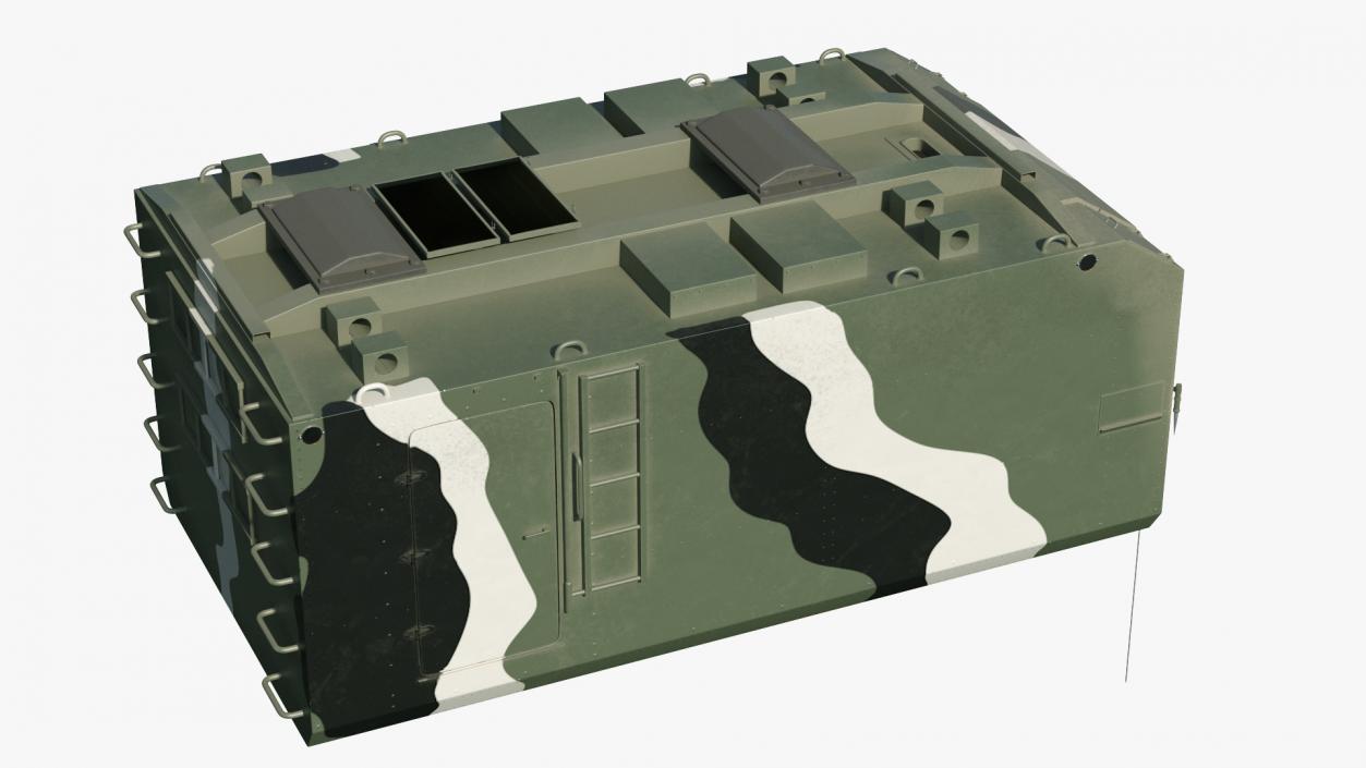 Camouflage Radar Cabin 3D