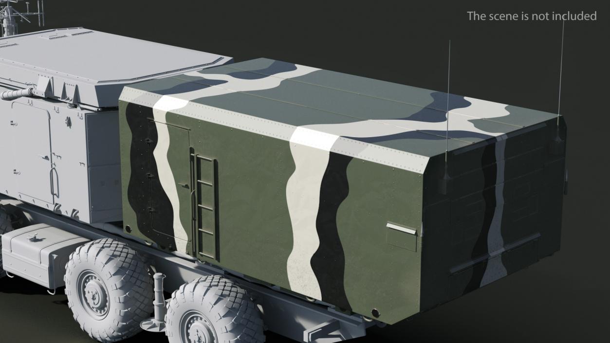 Camouflage Radar Cabin 3D