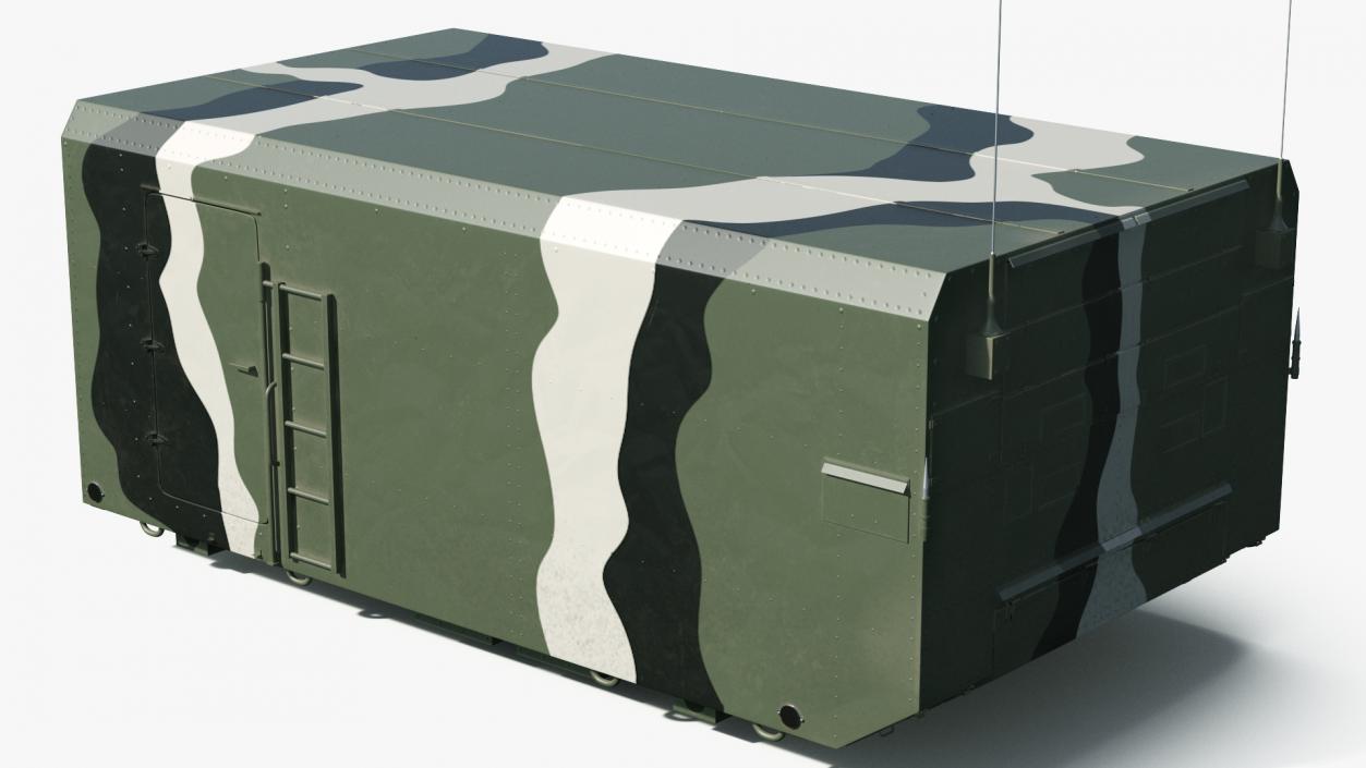 Camouflage Radar Cabin 3D