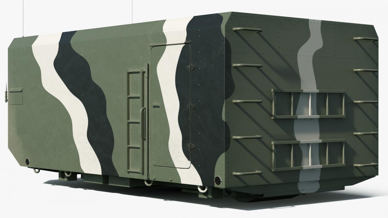 Camouflage Radar Cabin 3D