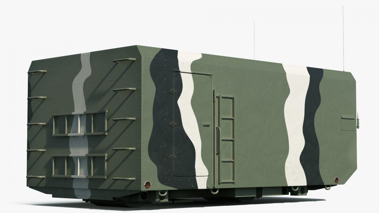 Camouflage Radar Cabin 3D