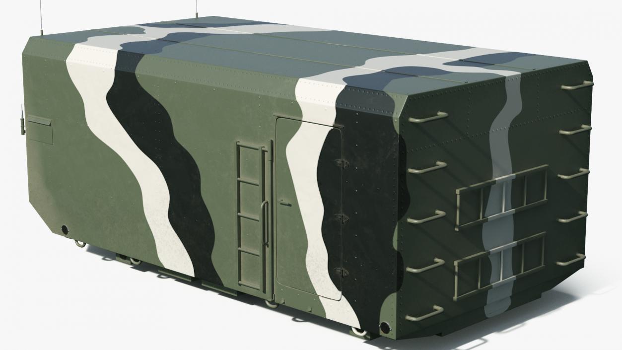 Camouflage Radar Cabin 3D