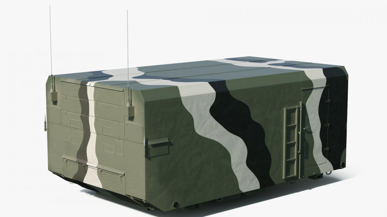 Camouflage Radar Cabin 3D