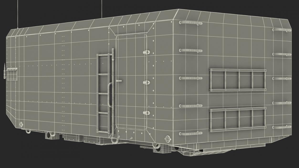 Camouflage Radar Cabin 3D