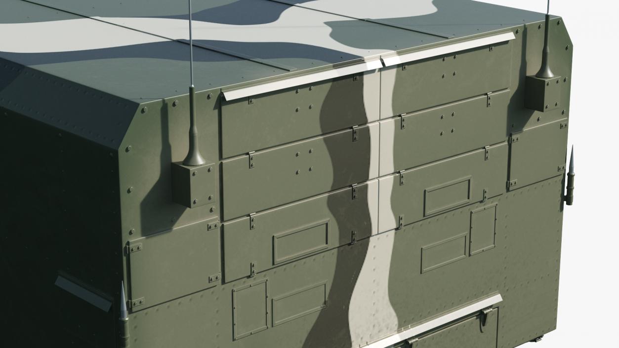 Camouflage Radar Cabin 3D