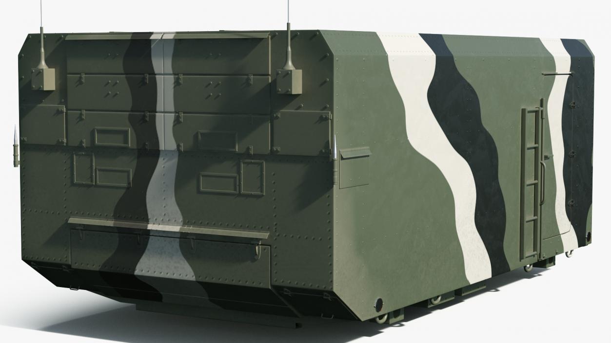 Camouflage Radar Cabin 3D