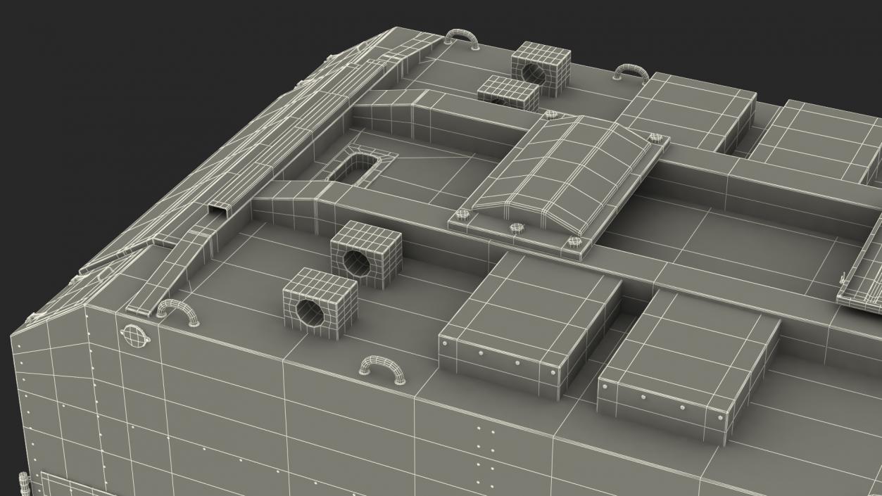 Camouflage Radar Cabin 3D