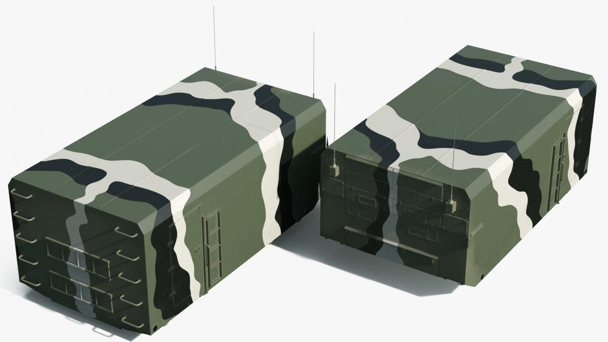 Camouflage Radar Cabin 3D