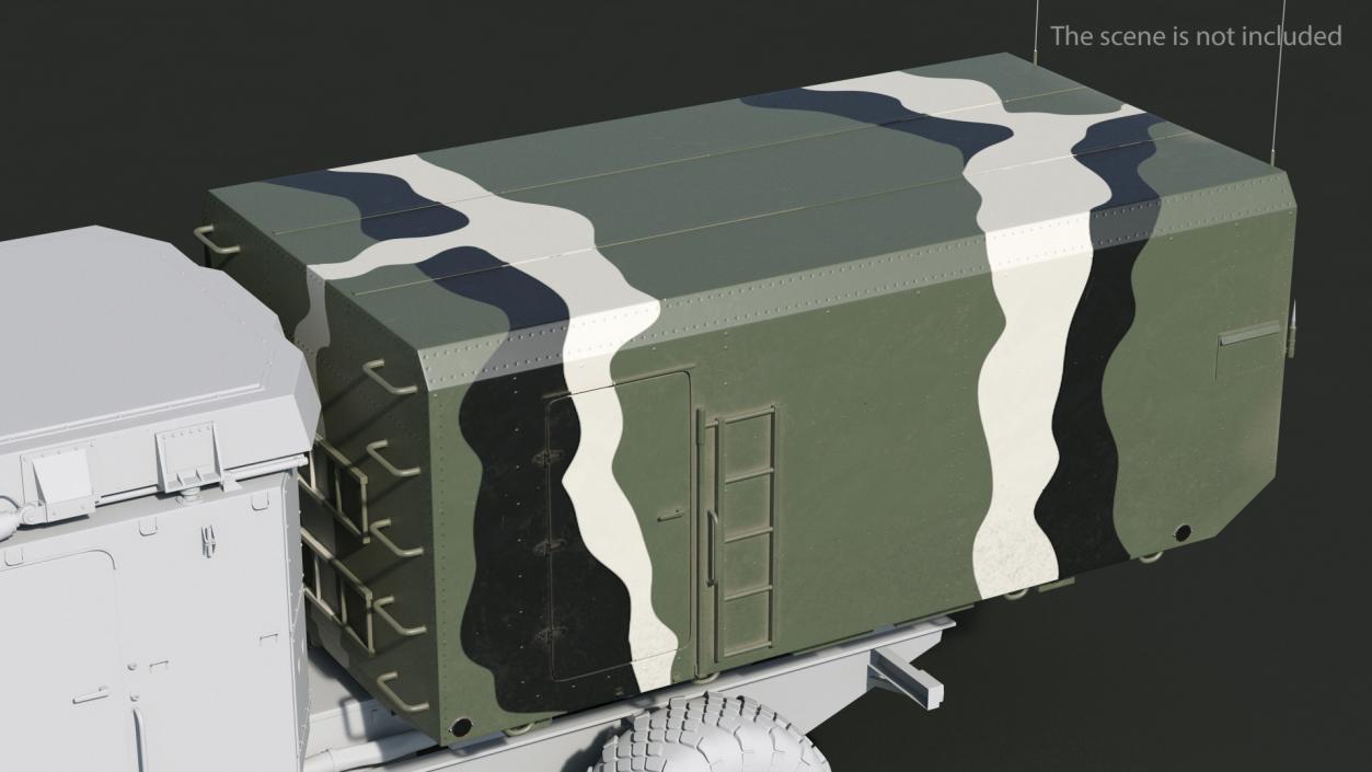 Camouflage Radar Cabin 3D