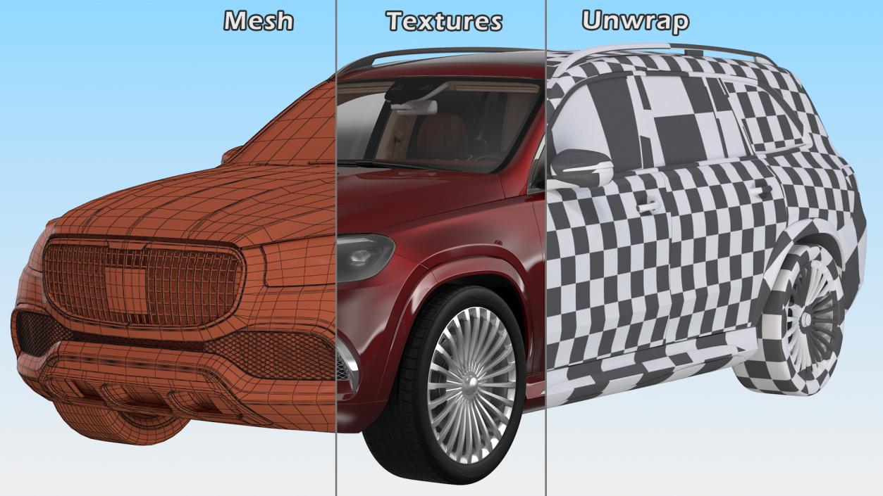 Luxury SUV Rigged 3D