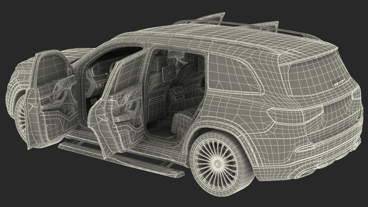 Luxury SUV Rigged 3D