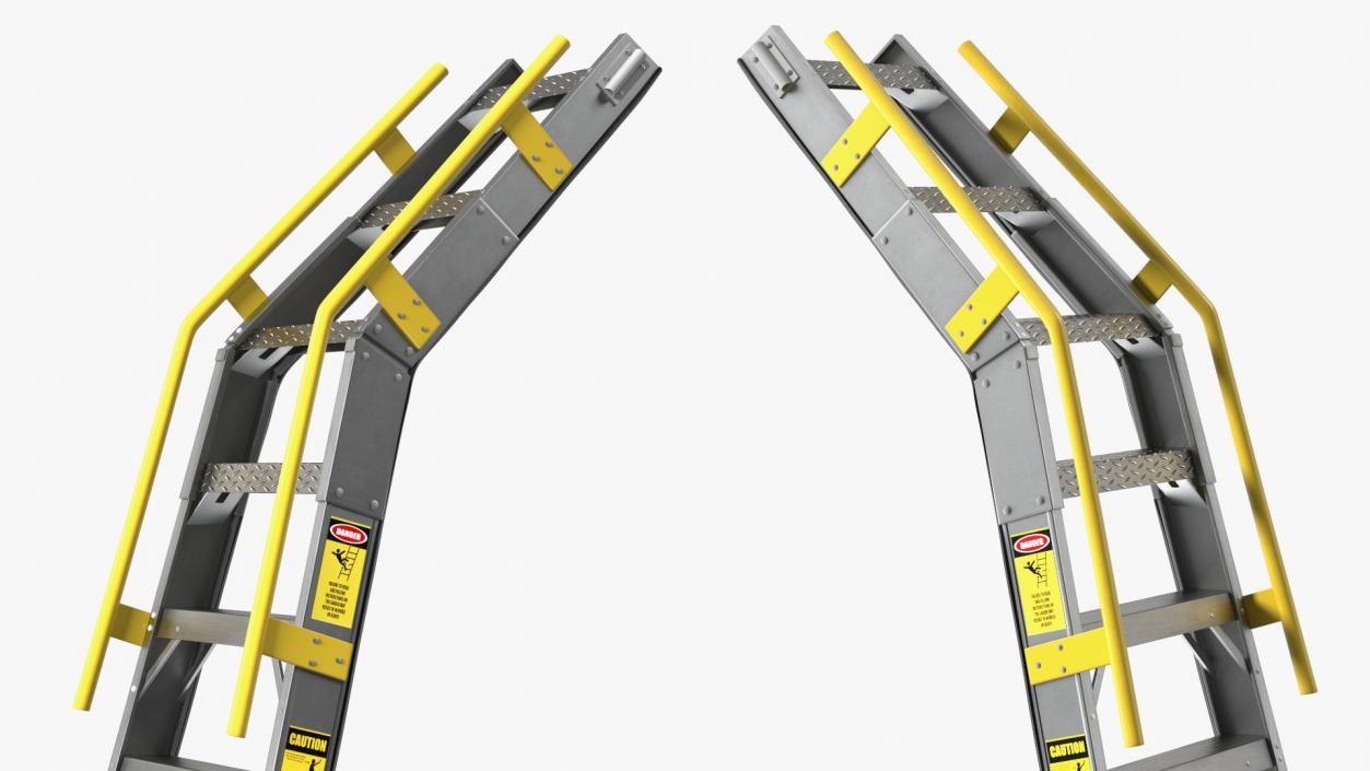 3D Engineering Aircraft Ladder 14 Ft model