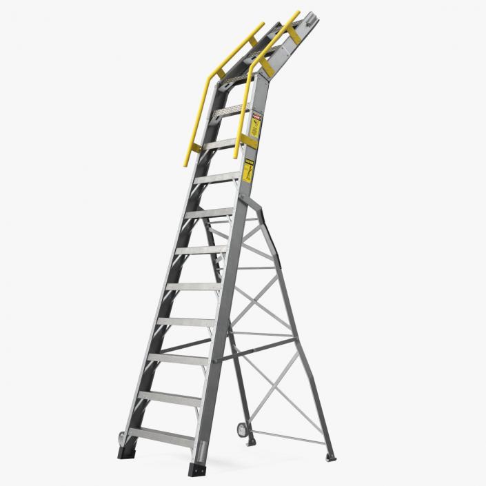 3D Engineering Aircraft Ladder 14 Ft model