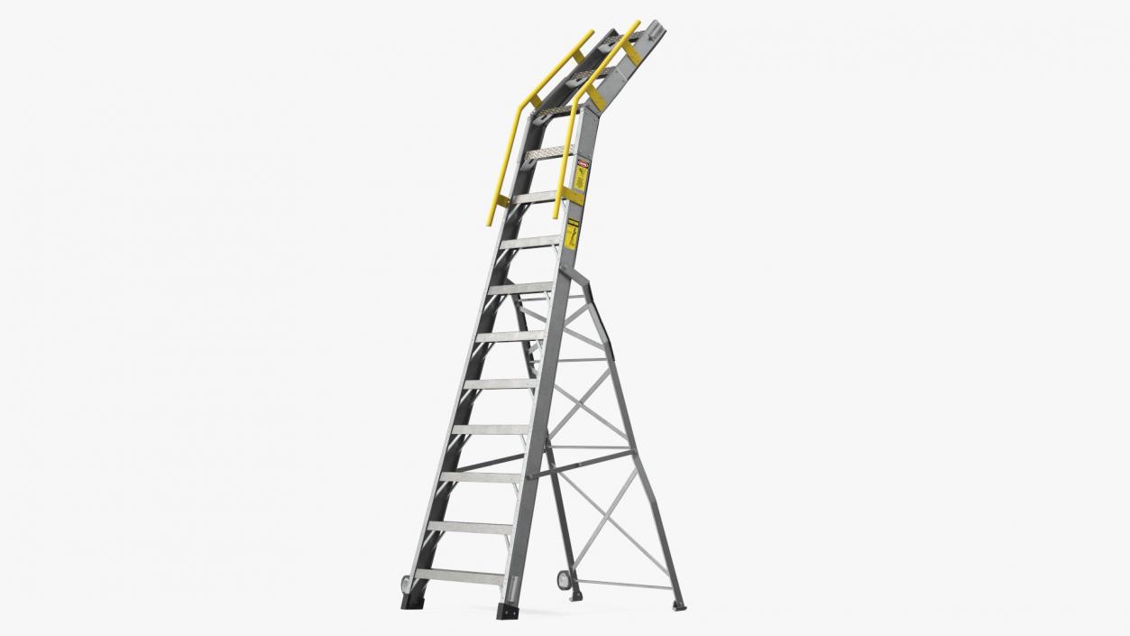 3D Engineering Aircraft Ladder 14 Ft model