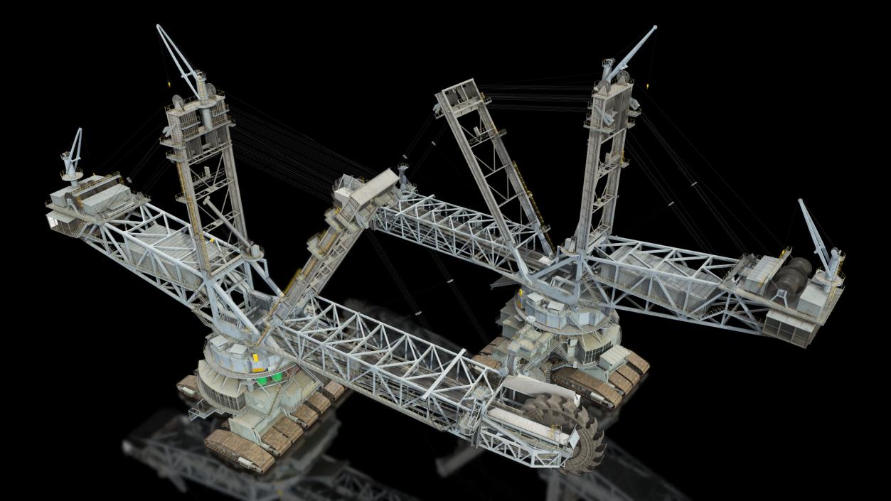 3D Bagger 293 Bucket Wheel Excavator model