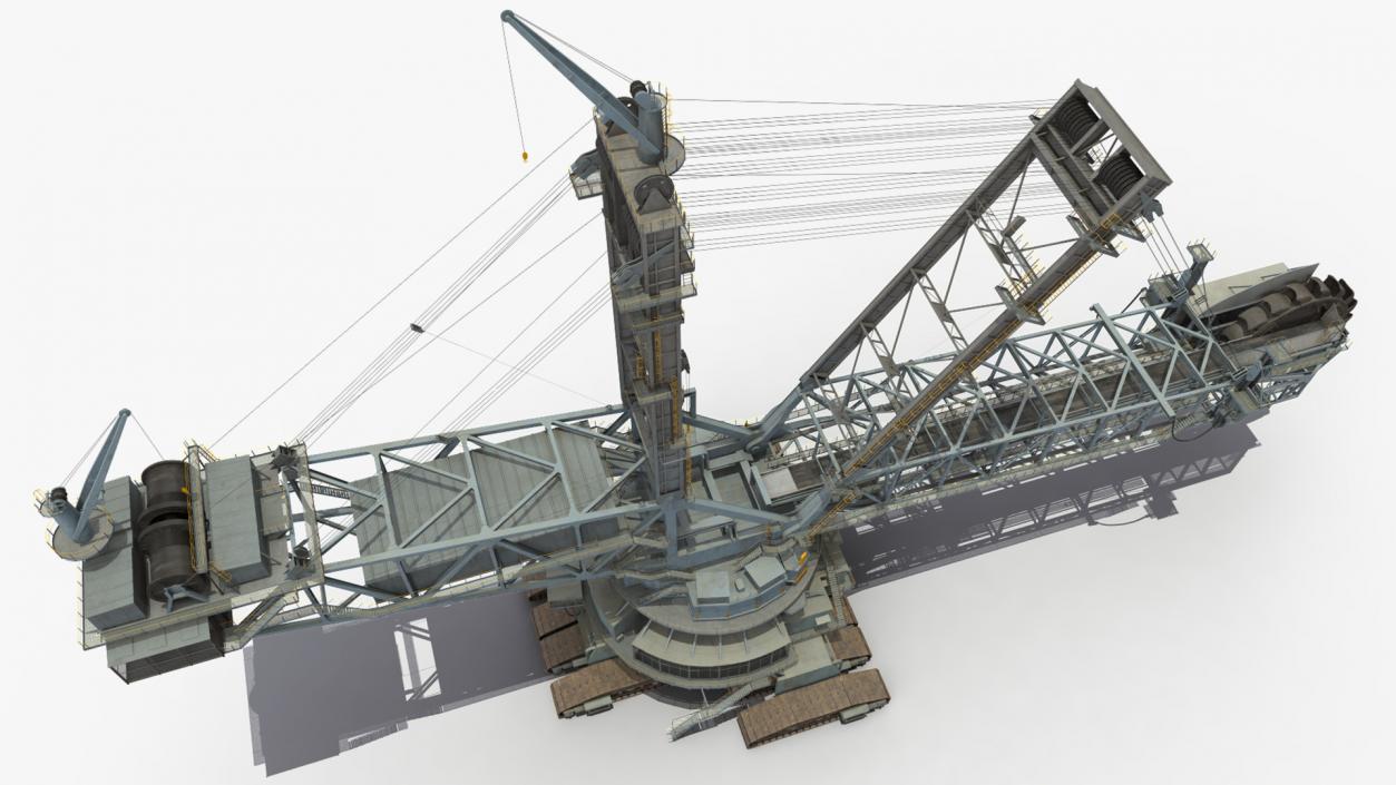 3D Bagger 293 Bucket Wheel Excavator model