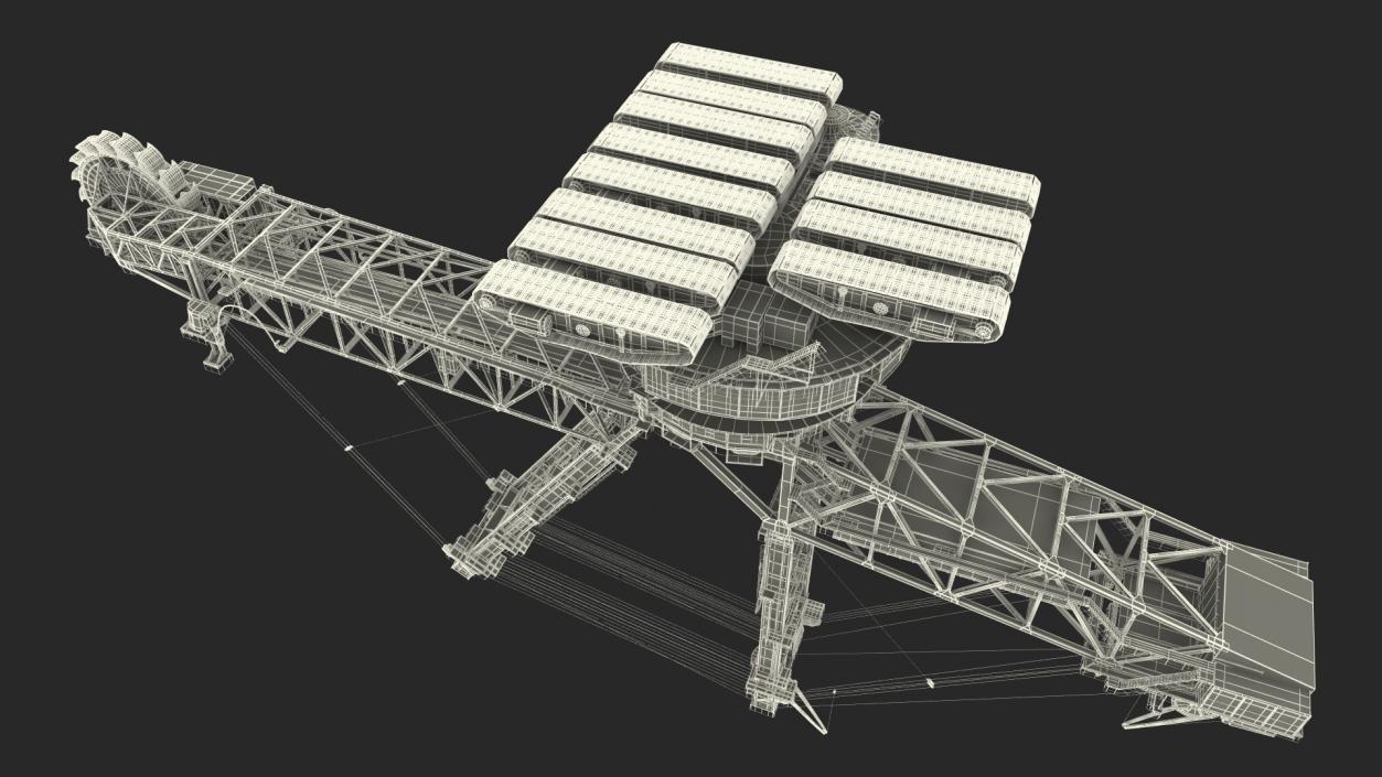 3D Bagger 293 Bucket Wheel Excavator model