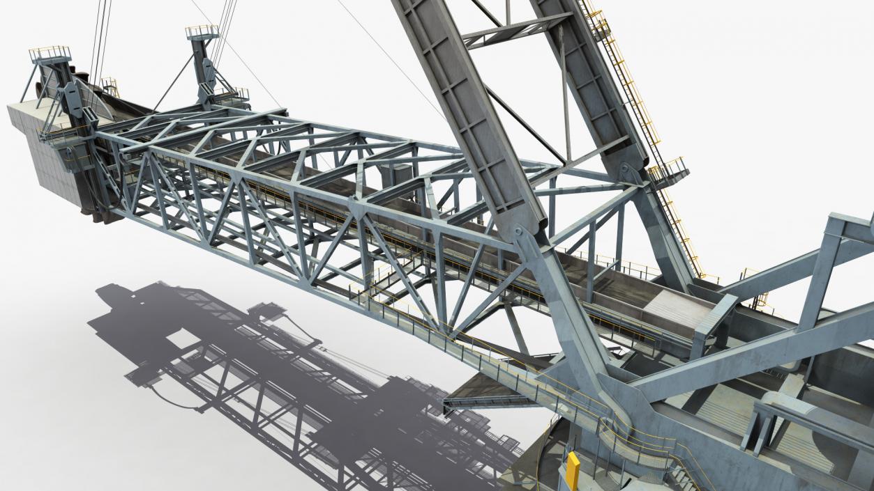 3D Bagger 293 Bucket Wheel Excavator model