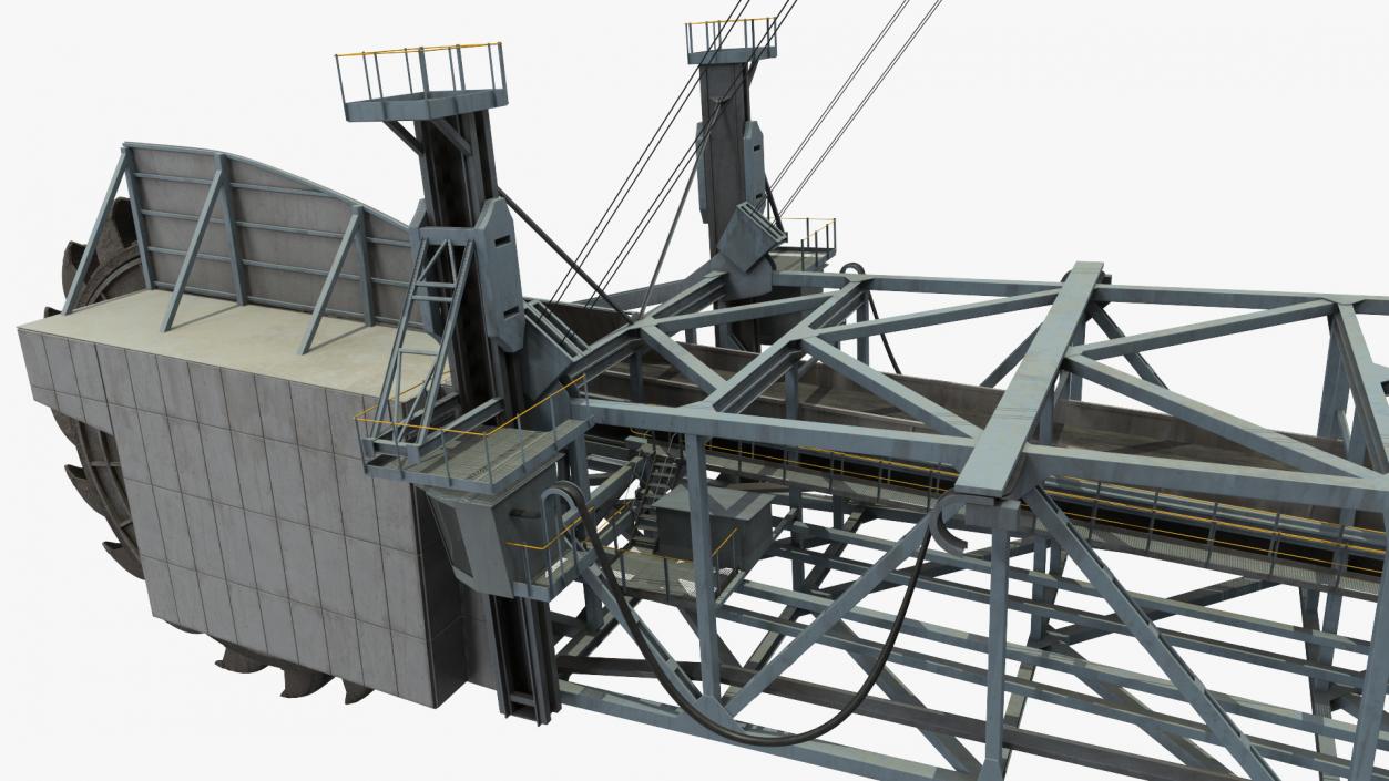 3D Bagger 293 Bucket Wheel Excavator model