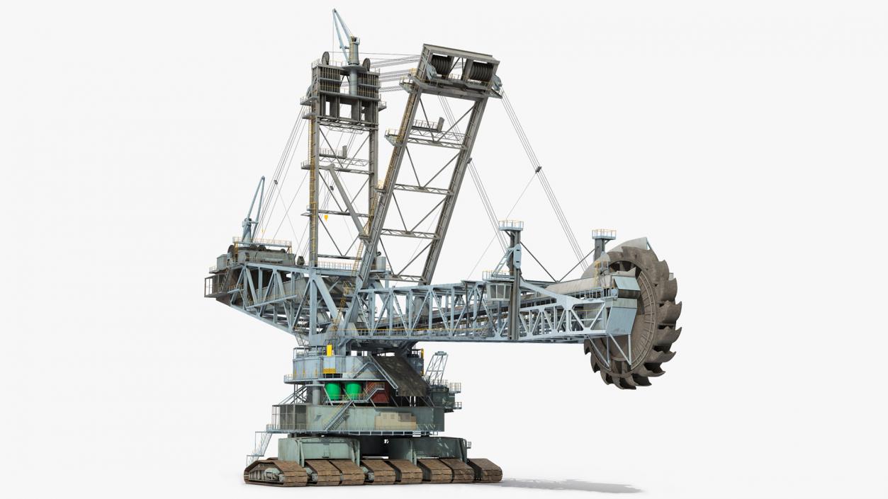 3D Bagger 293 Bucket Wheel Excavator model