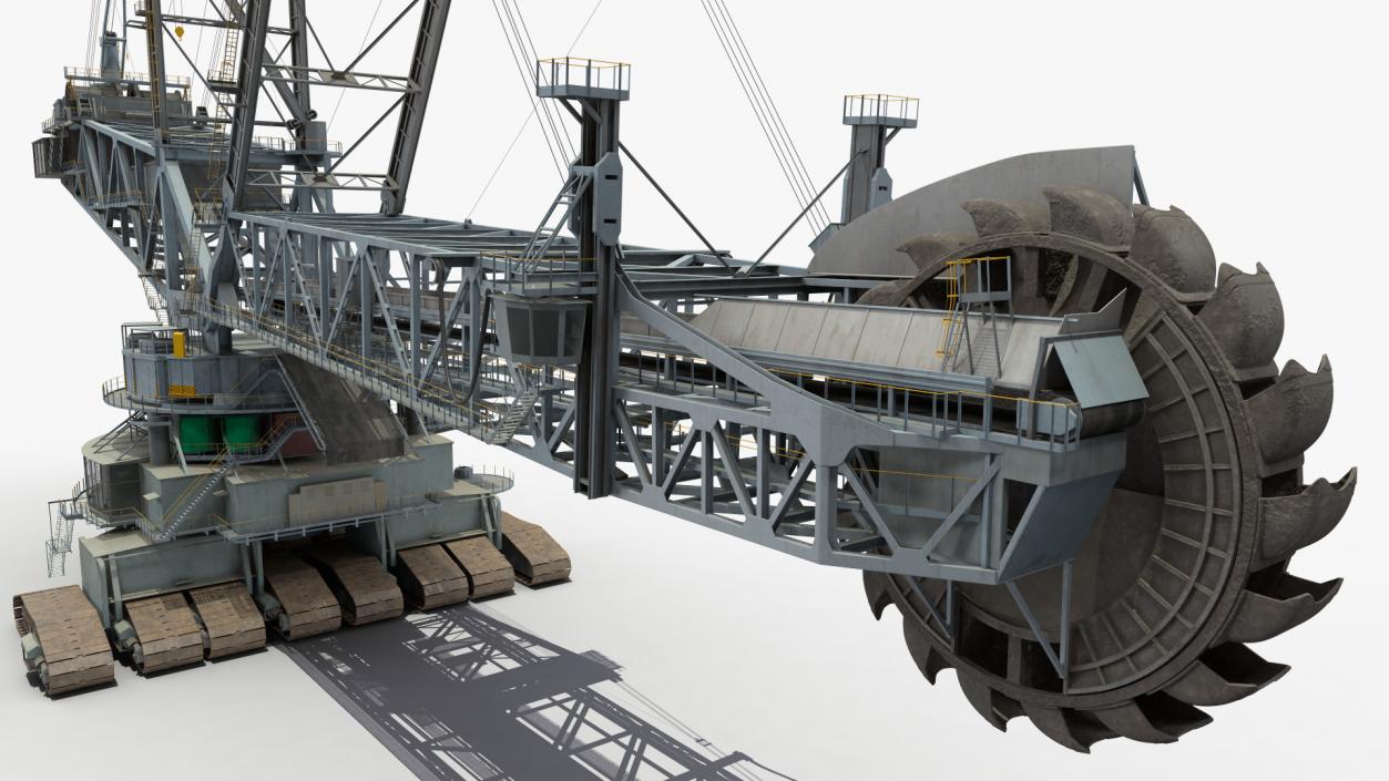 3D Bagger 293 Bucket Wheel Excavator model