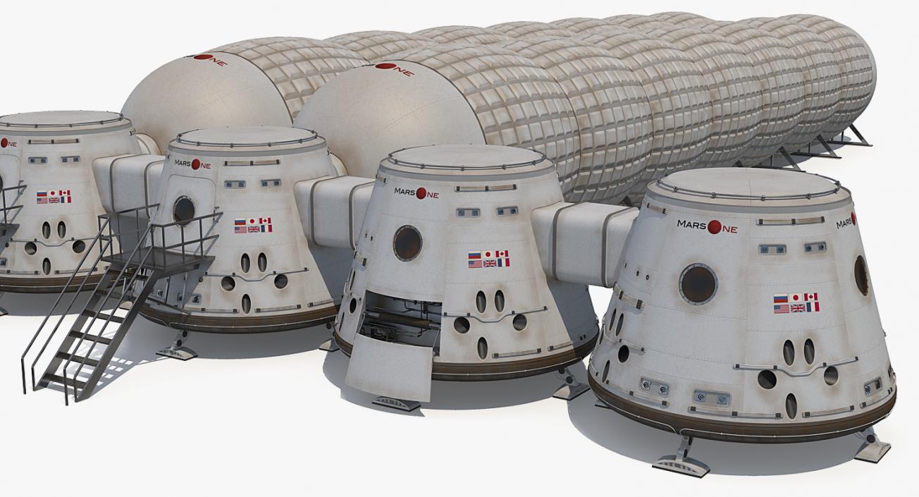 Mars Colony 3D Models Collection 3 3D model