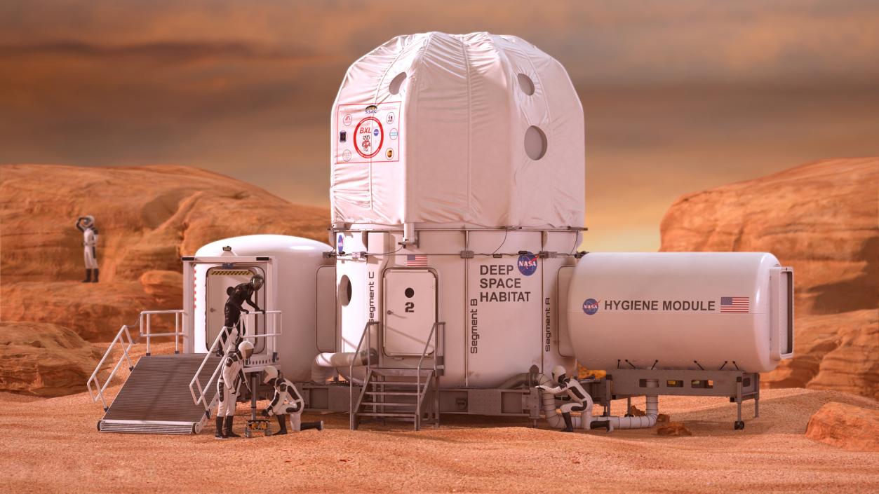 Mars Colony 3D Models Collection 3 3D model