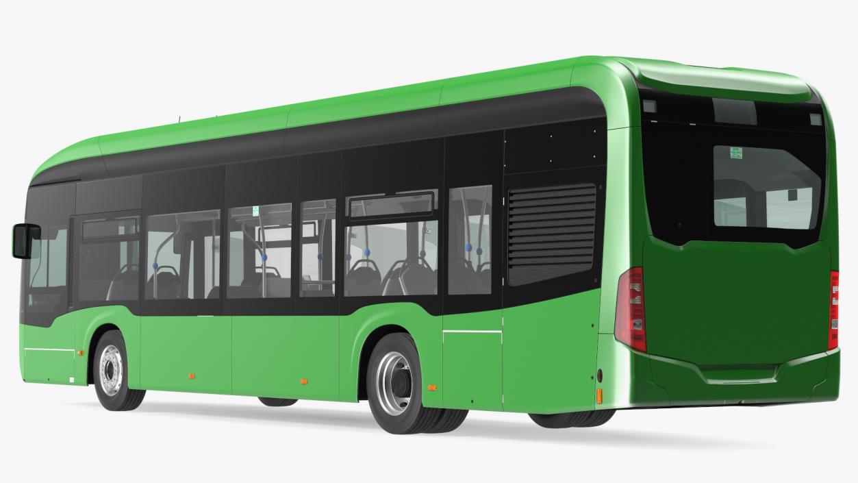 3D model City Bus Three Doors