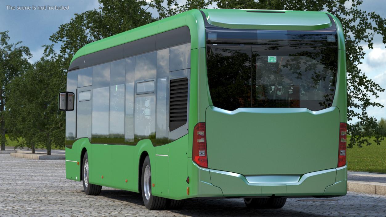 3D model City Bus Three Doors