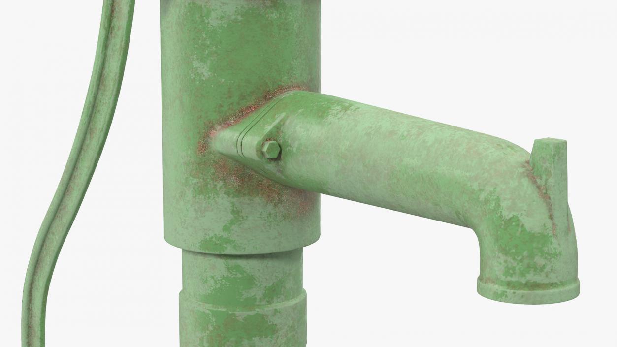 Old Hand Water Pump 3D model